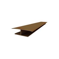 EMENDA TIPO H P/FORRO PVC 6M CASTANHO NOVAFORMA - Ref.501020
