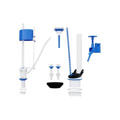 MECANISMO UNIVERSAL COMPLETO PARA CAIXA ACOPLADA ACIONAMENTO BRANCO CASTELO BLUKIT - Ref.340292-46