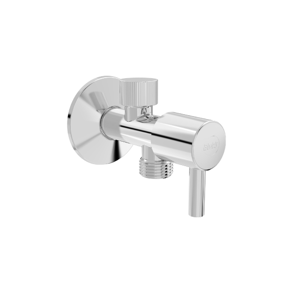 Registro P/ Ducha Higienica Cromado Abs 1/4 De Volta Blukit - Ref.200218-212