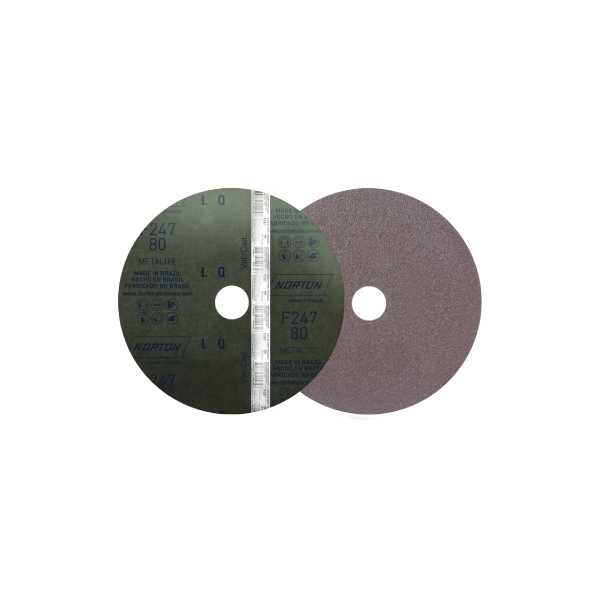 Disco Lixa 4.1/2” P-80 C/10 Norton - Ref.000000005539522612