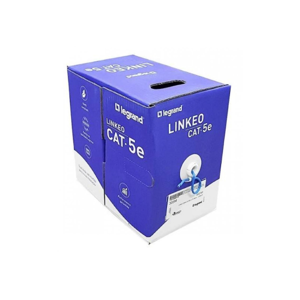 Cabo Rede Cat5e 4 Pares Azul 305m Legrand - Ref.632781
