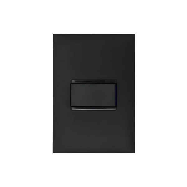 Interruptor Embutir 1Tecla Preta Pial Plus+ - Ref.611110PT