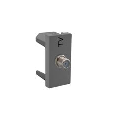 MODULO TOMADA ANTENA TV CINZA PIAL PLUS+ - Ref.615030CZ