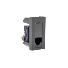 MODULO TOMADA REDE RJ45 CAT5E CINZA PIAL PLUS+ - Ref.615045CZ