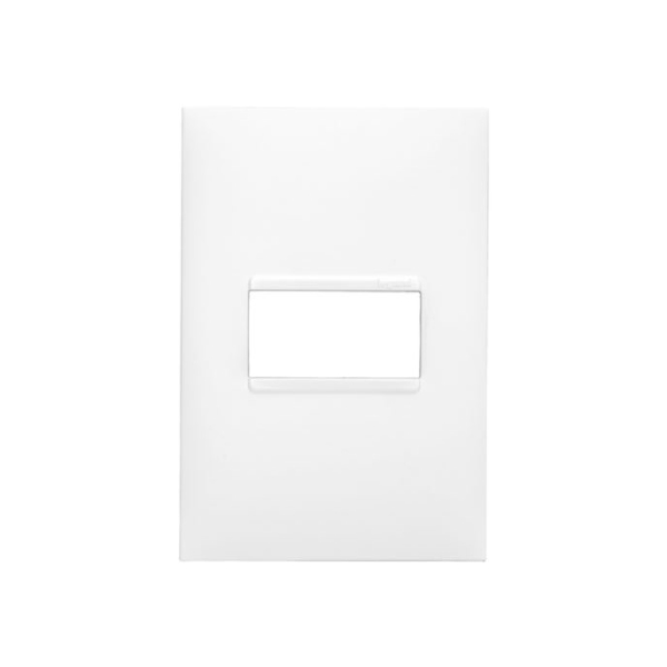 Placa 4x2 1 Modulo Horizontal Branca Pial Plus+ - Ref.618501BC