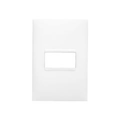 PLACA 4X2 1 MODULO HORIZONTAL BRANCA PIAL PLUS+ - Ref.618501BC
