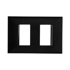 PLACA 4X2 2 MODULOS SEPARADOS PRETA PIAL PLUS+ - Ref.618506PT