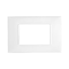 PLACA 4X2 3 MODULOS JUNTOS BRANCA PIAL PLUS+ - Ref.618503BC