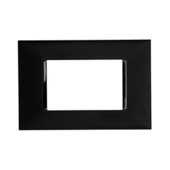 PLACA 4X2 3 MODULOS JUNTOS PRETA PIAL PLUS+ - Ref.618503PT