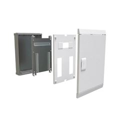 QUADRO DISTRIBUIÇÃO EMBUTIR 34 DISJUNTORES C/ BARRAMENTO 100A METÁLICO BRANCO CEMAR - Ref.904313N