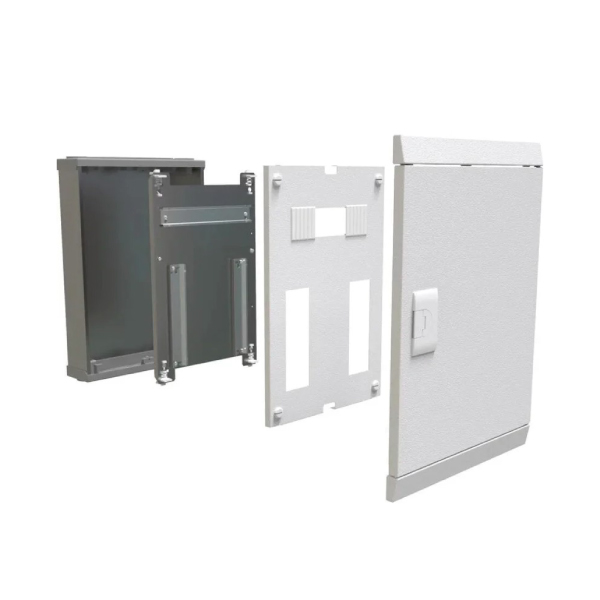 Quadro Distribuição Embutir 44 Disjuntores C/ Barramento 100a Metálico Branco Cemar - Ref.904314N