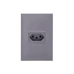 TOMADA EMBUTIR 10A CINZA PIAL PLUS+ - Ref.615080CZ