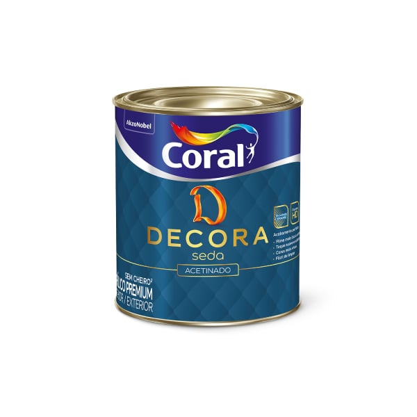 Base Mf Decora Seda Acetinado Nova Base 0,8L Coral - Ref.5973063