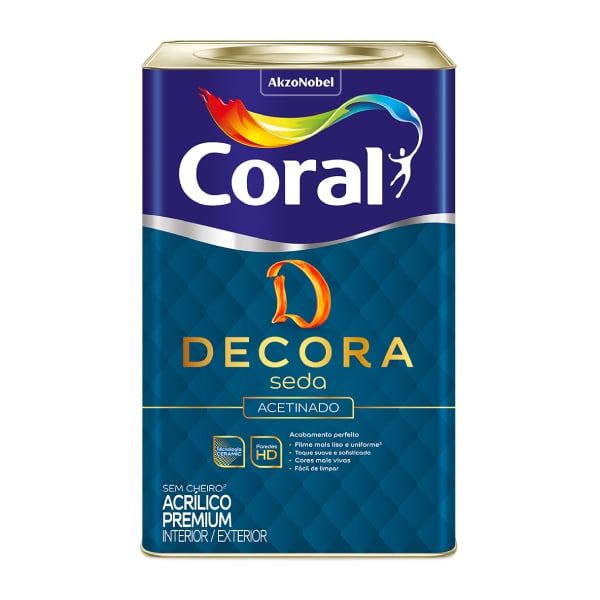 Base Mf Decora Seda Acetinado Nova Base 16L Coral - Ref.5973037