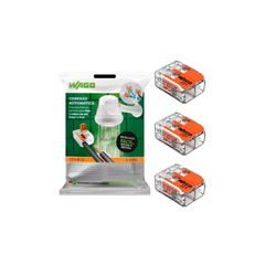 CONECTOR EMENDA 2 VIAS 0,5 A 6,0MM C/3 WAGO - Ref.221-612/K000-0003