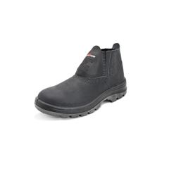 BOTINA COURO ELÁSTICO BIDEN C/BICO PVC 41 CARTOM - Ref.004755