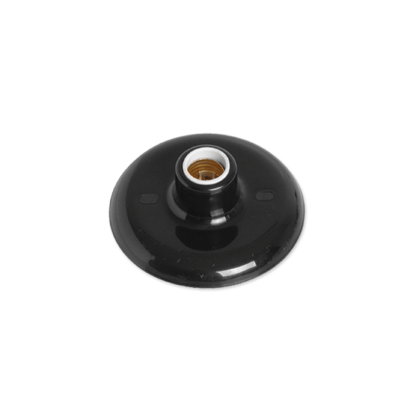 Plafon Bocal E27 60w Preto Ilumi - Ref.16081
