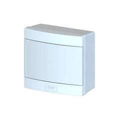 QUADRO DISTRIBUIÇÃO SOBREPOR 04 POLOS S/ BARRAMENTO BRANCO TAF - Ref.E05-1004SB