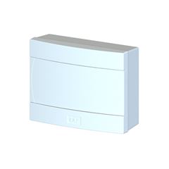 QUADRO DISTRIBUIÇÃO SOBREPOR 08 POLOS S/ BARRAMENTO BRANCO TAF - Ref.E05-1008SB