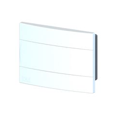 QUADRO DISTRIBUIÇÃO EMBUTIR 12 POLOS S/ BARRAMENTO BRANCO TAF - Ref.E05-1012EB