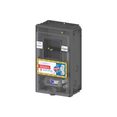 CAIXA PADRÃO MONOFÁSICA NORMA COELBA C/ 01 DISJUNTOR 40A TAF - Ref.720003-D140