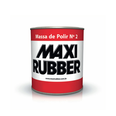 Massa De Polir Branca N2 490g Maxi Rubber - Ref.6MH014