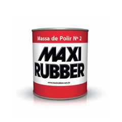 MASSA DE POLIR BRANCA N2 490G MAXI RUBBER