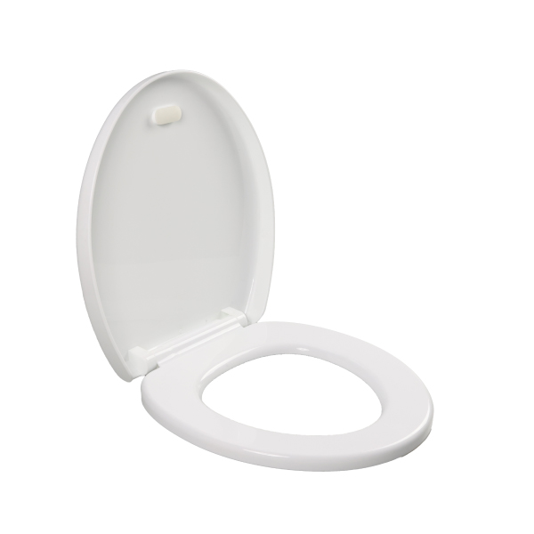 Assento Sanitário Pp Oval Branco Soft Close Atlas - Ref.AT4063-2