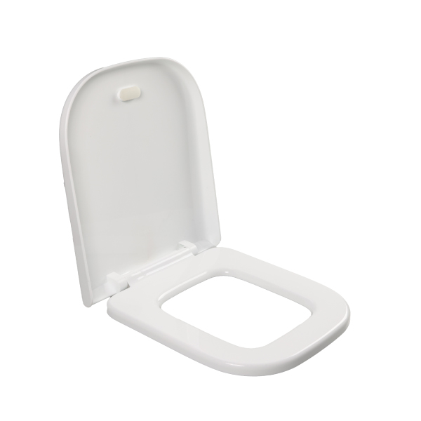 Assento Sanitário Pp Quadra Branco Soft Close Atlas - Ref.AT4067-2