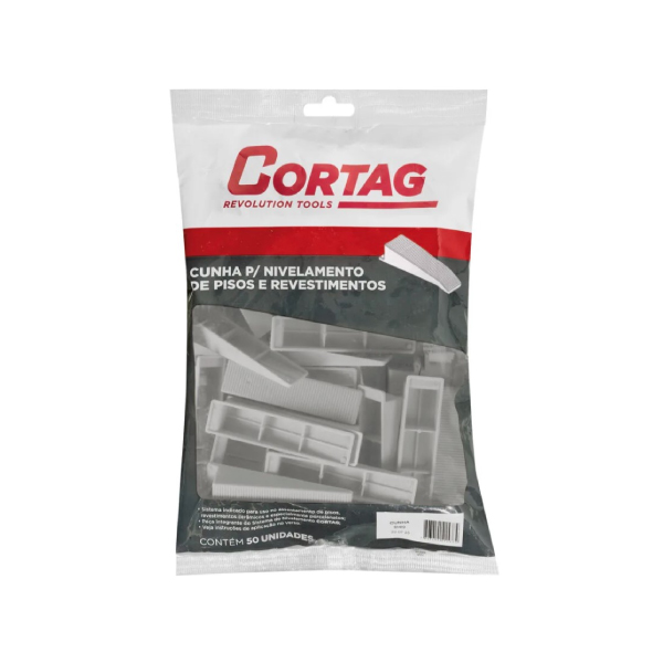 Cunha P/ Nivelamento De Piso Eco C/50 Cortag - Ref.61410
