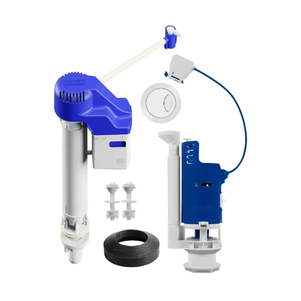 Mecanismo Completo P/Caixa Acoplada Duplo AC Branco  Astra - Ref.MDU3/RP*BR