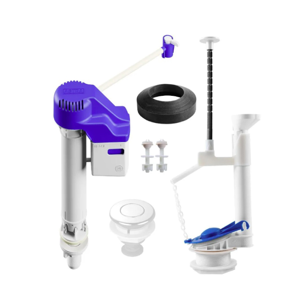 Mecanismo Universal Completo P/Caixa Acoplada Acionamento Branco Astra - Ref.MU3/SP*BR