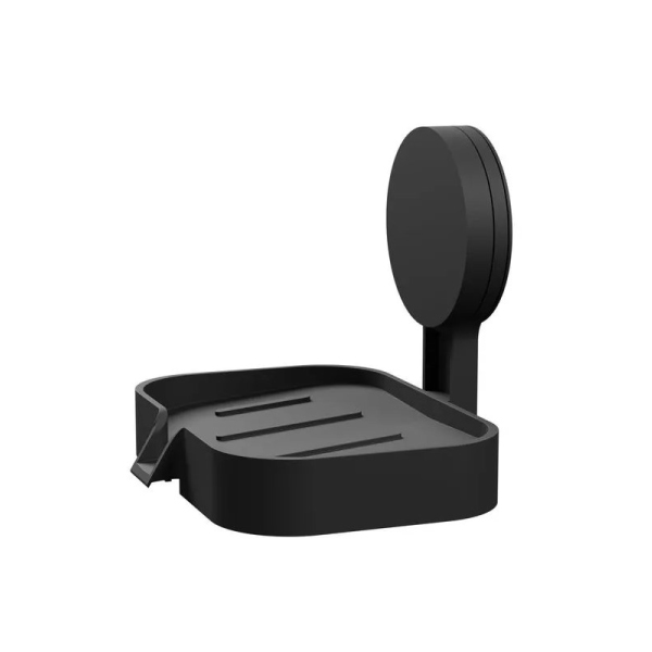 Saboneteira Parede Autoadesivo Preto Astra - Ref.AD4/SAB*PR-FOS