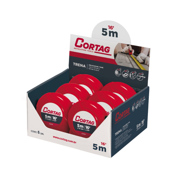Trena Abs com Trava 5mx19mm Cortag - Ref.62245