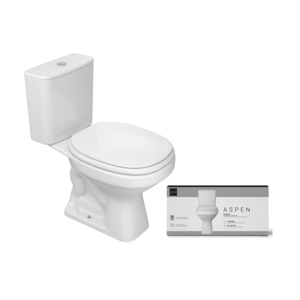 Kit Completo Bacia+Caixa+Acessórios Aspen 3/6l Branco Deca - Ref.KP.751.BR.17