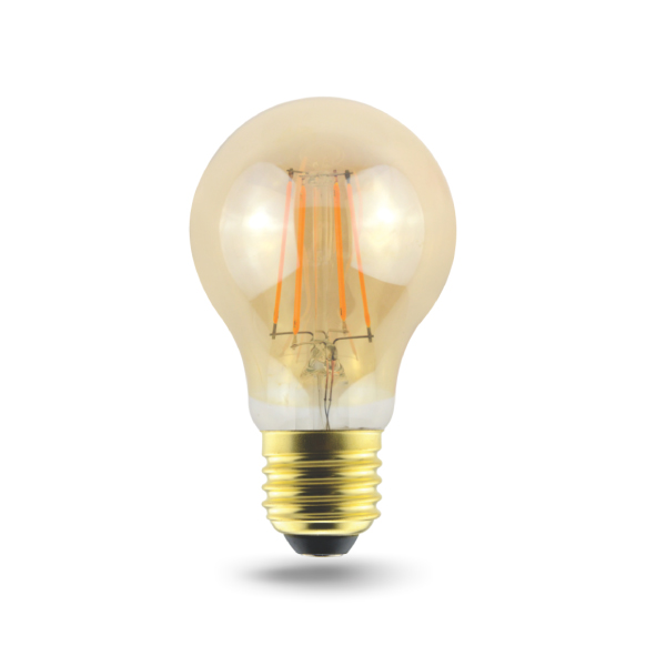 Lampada Filamento Led A60 Bivolt 4w Luz Amarela Glight - Ref.180.06.0606-0