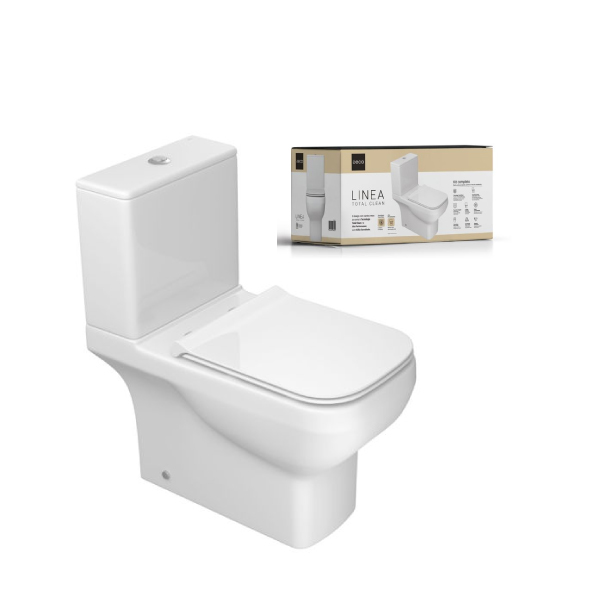 Kit Completo Bacia+Caixa+Acessórios LK 3/6L Branco Deca - Ref.KP.8920.17