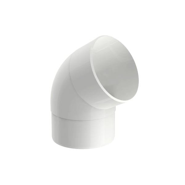 Joelho 60° Circular Aquapluv Style Branco Tigre - Ref.32163068