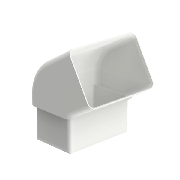 Joelho 60° Retangular Aquapluv Style Branco Tigre - Ref.32163122