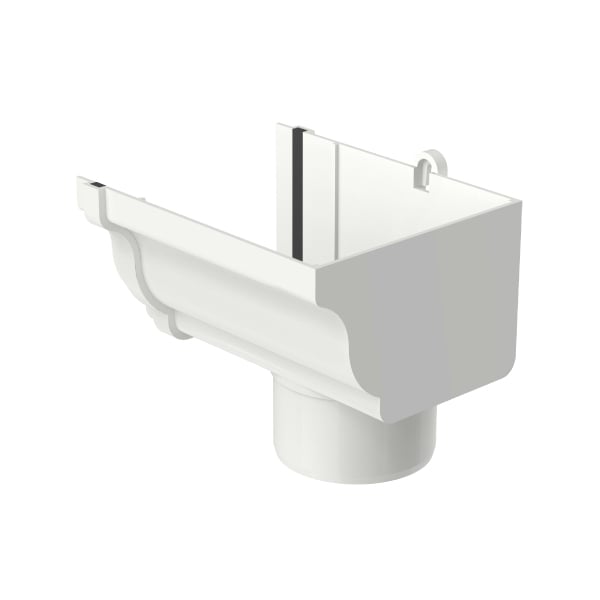 Bocal Circular Direito Aquapluv Style Branco Tigre - Ref.32029582
