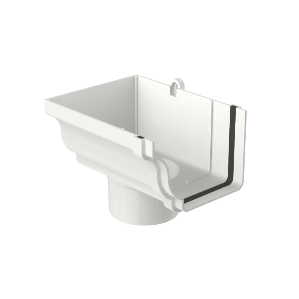 Bocal Circular Esquerdo Aquapluv Style Branco Tigre - Ref.32029647