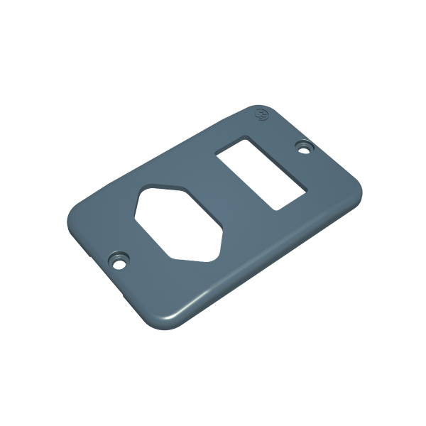 Tampa Interruptor 1 Tecla + Tomada Condulete Top Tigre - Ref.36005890