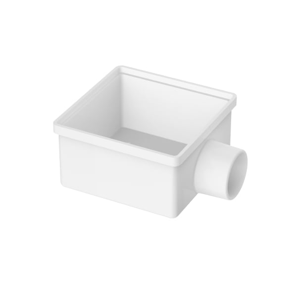 Corpo Ralo Quadrado Branco 100X53X40Mm Tigre - Ref.27289231