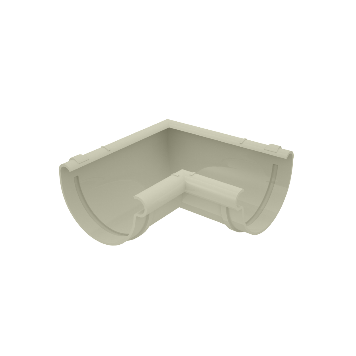 Esquadro Interno Aquapluv Bege Dn125 Tigre - Ref.32128807