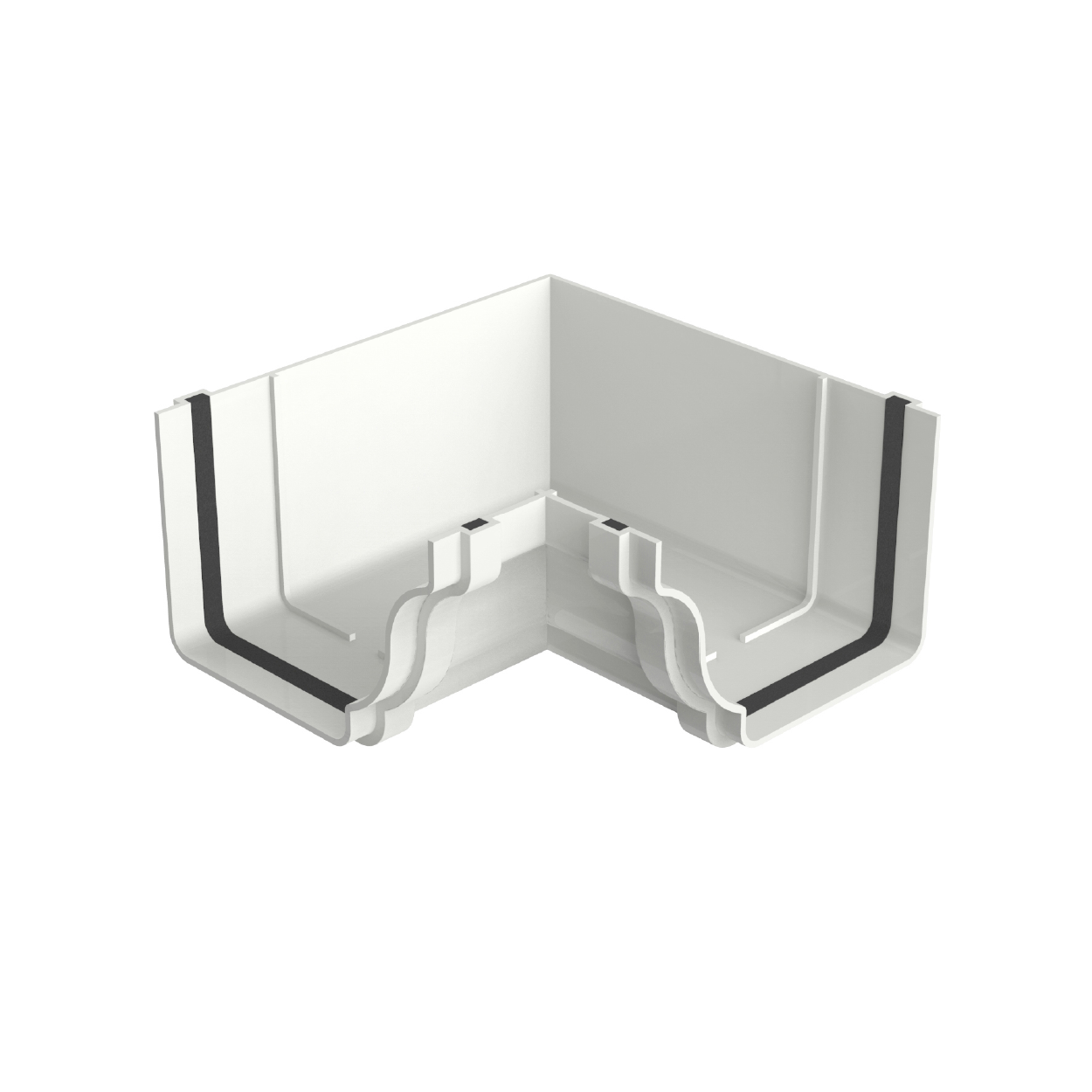 Esquadro Interno Aquapluv Style Branco Tigre - Ref.32128920