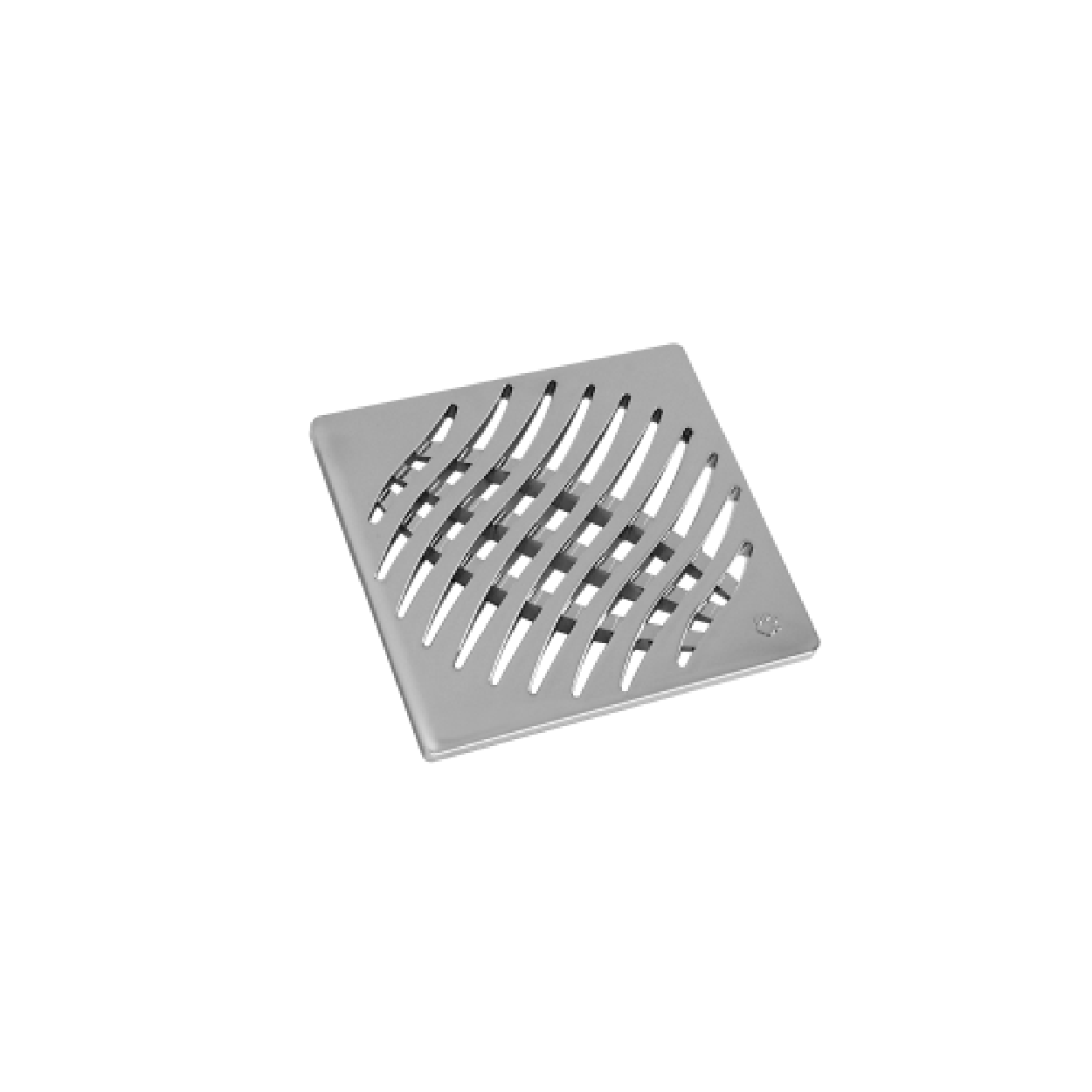 Grelha Quadrada Cromada 150Mm Tigre - Ref.27505155