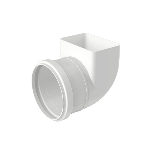 Joelho 90° Transição Retangular Aquapluv 100X65X100 Tigre - Ref.32196071