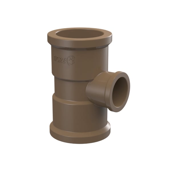 Te 90° Soldável Redução 75X50Mm Tigre - Ref.22217267