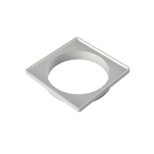 Porta Grelha Quadrado Branco 150Mm Tigre - Ref.27591183