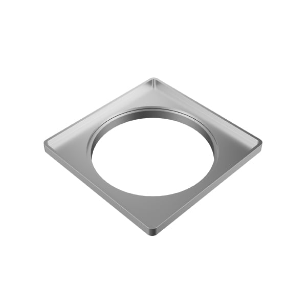 Porta Grelha Quadrado Prata 150Mm Tigre - Ref.27591205